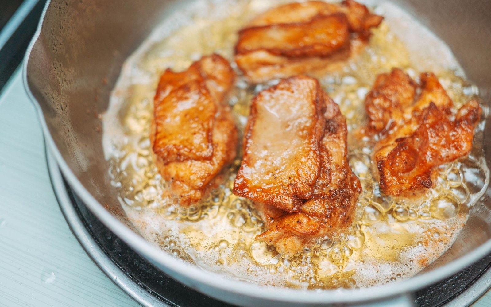 Reduction concentrates salt along with everything else in the pan.